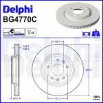 DELPHI féktárcsa DELPHI BG4770C (BG4770C)