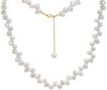 BeSpecial Colier argint 925 placat cu aur 14K cu perle naturale (CRR223)