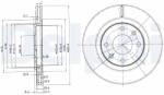 DELPHI féktárcsa DELPHI BG2387 (BG2387)