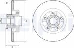 DELPHI féktárcsa DELPHI BG9190RSC (BG9190RSC)