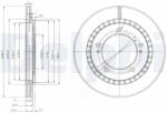DELPHI féktárcsa DELPHI BG3820 (BG3820)