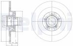 DELPHI féktárcsa DELPHI BG9024RS (BG9024RS)
