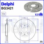DELPHI féktárcsa DELPHI BG3421 (BG3421)