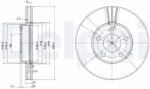 DELPHI féktárcsa DELPHI BG3199 (BG3199)