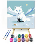 Számfestő Feketelábú - gyerek számfestő készlet - 20×20 cm (Keretre feszítve) (crea_gyerek_394-20X20-KF)