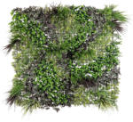 Bizzotto Panou plante artificiale polietilena multicolora 100x100 cm (0790450)