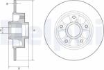 DELPHI féktárcsa DELPHI BG9230RSC (BG9230RSC)