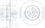 DELPHI féktárcsa DELPHI BG3885C (BG3885C)