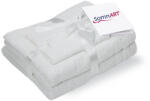 Somnart Set prosoape bumbac Somnart, 600gsm, de fata 50x90 cm + de corp 70x140 + de maini 30x50 cm, alb optic (SET.PROSOP.3P.ALB) Prosop