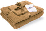 Somnart Set prosoape bumbac Somnart, 600gsm, de fata 50x90 cm + de corp 70x140 + de maini 30x50 cm - bej (SET.3PROS.600G.BEJ) Prosop