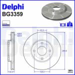 DELPHI féktárcsa DELPHI BG3359 (BG3359)