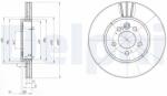 DELPHI féktárcsa DELPHI BG3503 (BG3503)