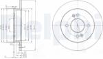 DELPHI féktárcsa DELPHI BG3981C (BG3981C)