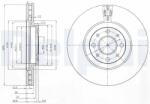 DELPHI féktárcsa DELPHI BG3699 (BG3699)