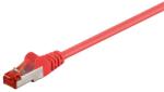 Goobay Cablu de retea S/FTP Goobay, cat6, patch cord, 15m, rosu (SFTP-0010-15RD-GBAY)