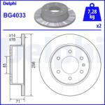 DELPHI féktárcsa DELPHI BG4033 (BG4033)