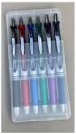 Pentel Írószertartó asztali műanyag 6db-os készlet BL77 toll, Pentel 6 klf. szín - suplix