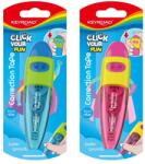 Keyroad Hibajavító roller, nyomógombos, 5 mm x 6 m, Keyroad, vegyes színek