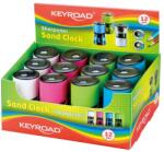 Keyroad Hegyező 2 lyukú tartályos 12 db/display Keyroad Sand Clock vegyes színek