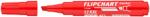 ICO Flipchart marker vízbázisú 1-4mm, vágott Artip 12XXL piros