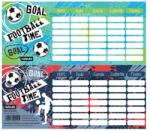 Nebulo Órarend egylapos Foci, 25 db/csomag, Nebulo