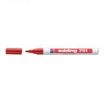 edding Lakkmarker 1-2mm, kerek Edding 751 piros - suplix