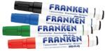 Franken Táblamarker készlet, 1-3mm, kerek, antibakteriális mágneses, Z1703 Franken 4 klf. Szín - suplix