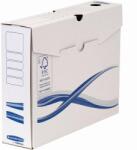 Fellowes Archiváló doboz A4, 80mm, Fellowes® Bankers Box Basic, 10 db/csomag, kék-fehér - suplix