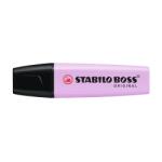 STABILO Szövegkiemelő 2-5mm, vágott hegyű, STABILO Boss original Pastel orgona - suplix