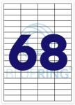 BLUERING Etikett címke, 48, 5x16, 9mm, 100 lap, 68 címke/lap Bluering® - suplix