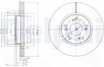 DELPHI féktárcsa DELPHI BG3980C (BG3980C)