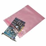  Simítózáras tasak 254x305mm, antisztatikus 100 db/csomag, rózsaszín - suplix