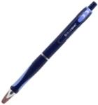 BLUERING Golyóstoll nyomógombos Bluering® V5 kék test gumírozott fogó, írásszín kék - suplix