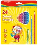 Keyroad Színes ceruza készlet háromszögletű Keyroad 24 klf. szín - suplix