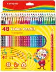 Keyroad Színes ceruza készlet 18 cm háromszögletű Keyroad 48 klf. szín - suplix