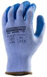  Védőkesztyű poliészter vastag 10-es kötésű M-es méret_1LAAV08 kék