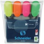 Schneider Szövegkiemelő készlet 1-5mm, Schneider Job 150. 4 klf. szín - suplix