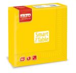 FATO Szalvéta 2 rétegű 1/4 hajtású 33 x 33 cm 50 lap/csomag Smart Table Fato_82623000 sárga