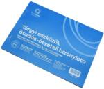 Bluering Tárgyi eszköz átadás átvétel bizonylat gazdálkodó szervezeten belül 25x4lapos A5, fekvő B. 11-66 Bluering®