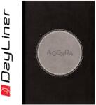 Dayliner Határidőnapló Central A5 napi, fehér lapokkal fekete - szürke Dayliner 2026 - suplix