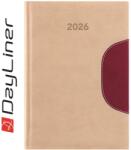 Dayliner Határidőnapló Memphis B5 heti, fehér lapokkal bézs-padlizsán Dayliner 2026 - suplix