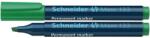 Schneider Alkoholos marker 1-4mm, vágott végű Schneider Maxx 133 zöld
