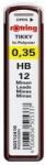 rOtring Ironbél 0, 35mm, HB 12 db/dob Rotring Tikky - suplix