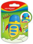 Keyroad Hegyező 1 lyukú tartályos, fedeles, multifunkciós Keyroad Duo Sharpy vegyes színek