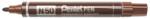 Pentel Alkoholos marker fém testű 4, 3mm kerek hegyű N50-EE Pentel Extreme barna - suplix
