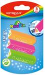Keyroad Radír, PVC mentes 3 db/bliszter Keyroad Roo Fix vegyes színek - suplix