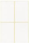  Etikett címke, 45x70mm, 15 lap, 4 címke/lap - suplix