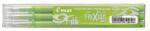 Pilot Rollertoll betét, golyóméret 0, 7mm, 3 db/csom Pilot Frixion Ball, írásszín világoszöld - suplix