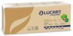 Lucart Papírzsebkendő 4 rétegű 9 lap/cs 10 cs/csomag EcoNatural 90 F Lucart_843166J havanna barna - suplix