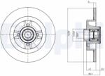 DELPHI féktárcsa DELPHI BG9030RS (BG9030RS)